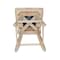 International Concepts Tuscany Counter Height Stool, with Swivel, 24" Seat Height, Unfinished S-292SW - alternate 3